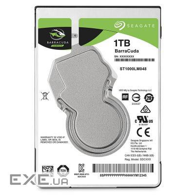 Жорсткий диск для ноутбука 2.5" 1TB Seagate (ST1000LM048)