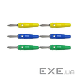 Накінечник кабельний, гвинтова фіксація, ізолятор: ПВХ, діаметр 4мм, 600V / 20A, синій, 100 (03113) , 100 (03113)