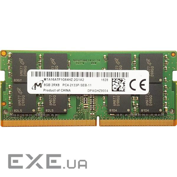 Оперативна пам'ять MICRON SO-DIMM DDR4 2133MHz 8GB (MTA16ATF1G64HZ-2G1A2)