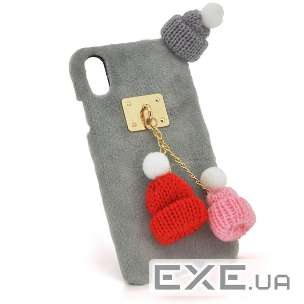 Накладка Пухнаста Шапки iPhone X (13649)