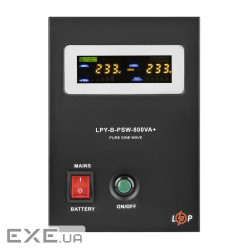 Джерело безперебійного живлення LogicPower LPY-B - PSW-800VA+, 5А/10А (4150)