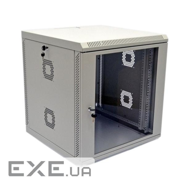Шафа 15U, 600х500х743 мм (Ш * Г * В), акрилове скло, сірий (UA-MGSWA155G)