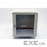 Шафа 15U, 600х500х743 мм (Ш * Г * В), акрилове скло, сірий (UA-MGSWA155G)