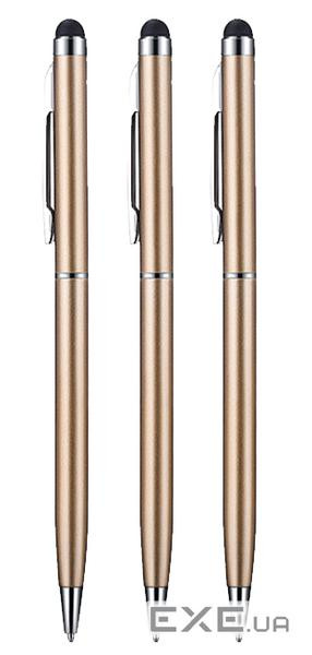 Стилус - ручка для ємнісних екранів, золотистий (комплект 3 шт.) (S0586x3) CHINA
