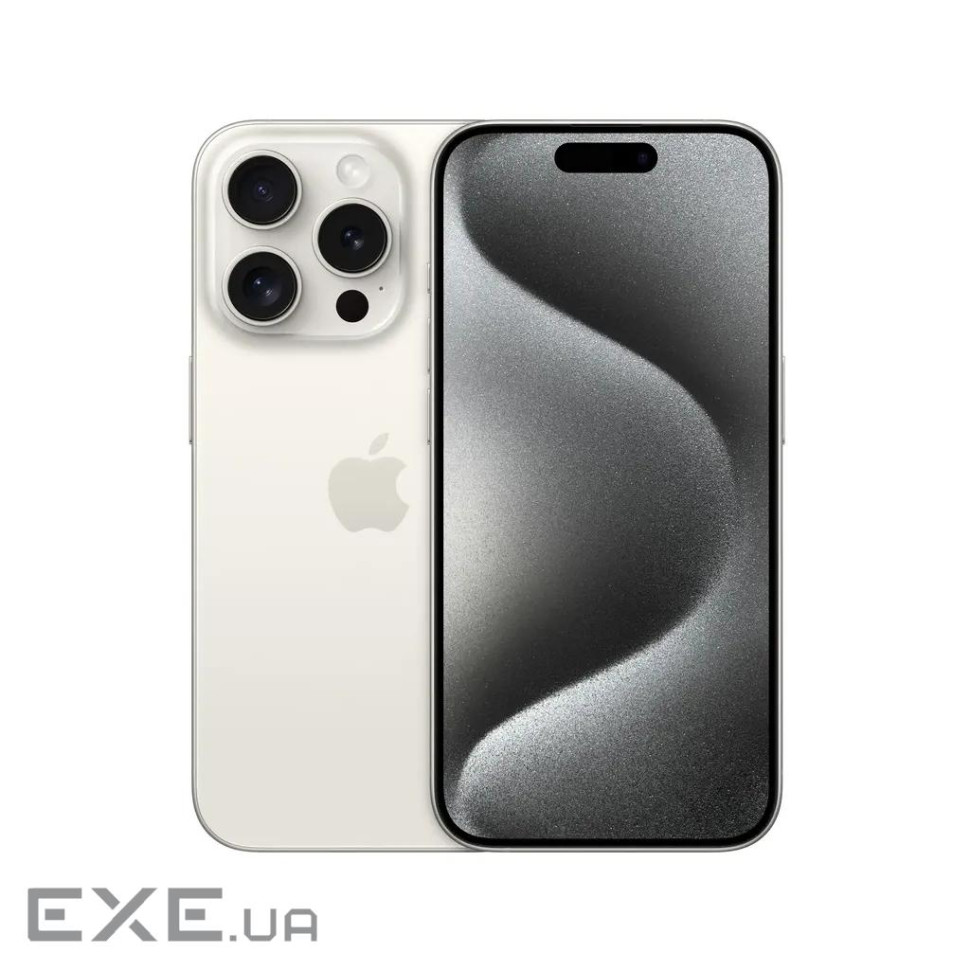 Мобільний телефон Apple iPhone 15 Pro 128Gb White Titanium (REF B) BREEZY (2BMTUW3)