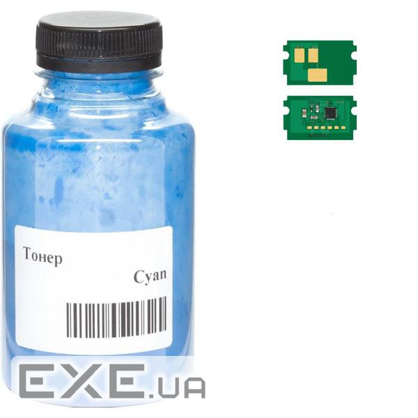 Тонер Kyocera TK-5230, 50г Cyan +chip AHK (3203380)