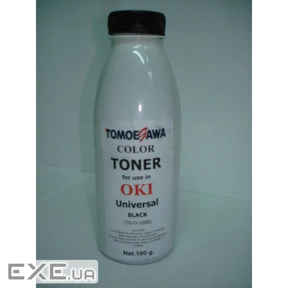 Тонер OKI UNIVERSAL, 100г Black Tomoegawa (TG-O-100B)