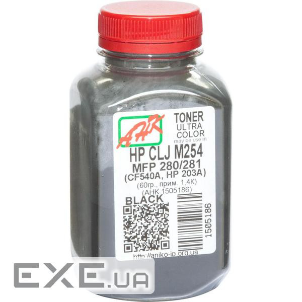 Тонер HP CLJ M254/MFP280/281, 60г Black AHK (1505186)