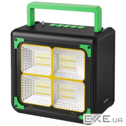 Акустична система NEWVEW NV-9218 Solar Panel/BT/USB/TF/FM Green (NWVW-NV-9218-GN)
