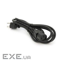 Кабель живлення USA 1.80m, 0.5mm, PC-184 / 2 B-C13 3 pin із заземленн (PC-184 / 2 B-C13СAA15 1,8м) )
