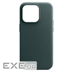 Чохол-накладка Armorstandart Fake Leather для Apple iPhone 14 Pro Shirt Green (ARM64399)