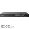 Grandstream GWN7802, Enterprise Layer 2+ Managed Network Switch, 16-ports Gigabit Ethernet, 4-SFP, D
