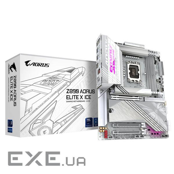 Материнська плата AORUS Z890 Elite X Ice (Z890 AORUS ELITE X ICE)