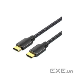 Кабель мультимедійний HDMI M to HDMI M 5.0m 4K60Hz cotton braided black Vention (ALLBJ)