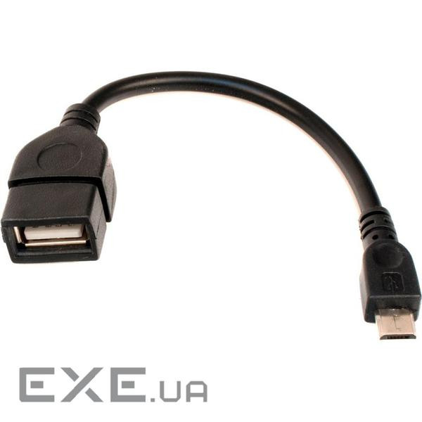 Перехідник OTG USB 2.0 AF to Micro 5P 0.15m Patron (CAB-PN-USB-F-MICRUSB)