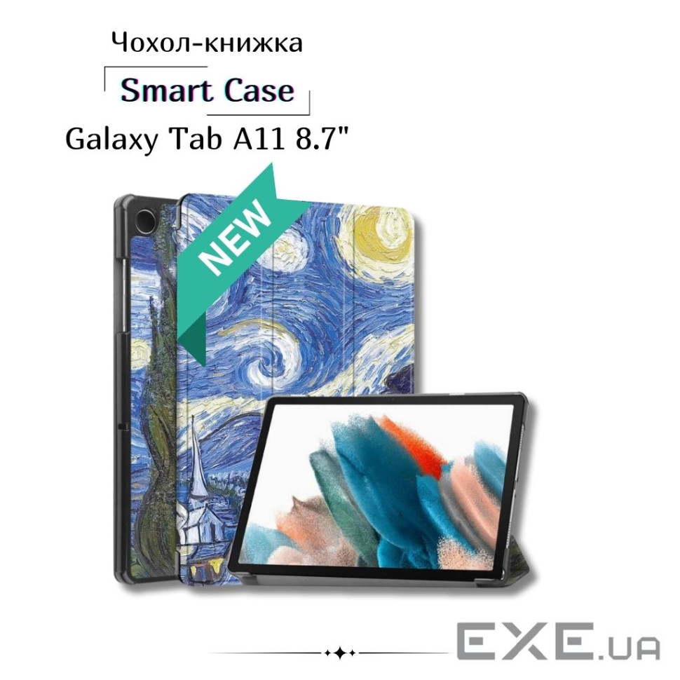 Чохол до планшета BeCover Smart Case Samsung Galaxy Tab A11 SM-X133/X135 8.7" Night (713981)