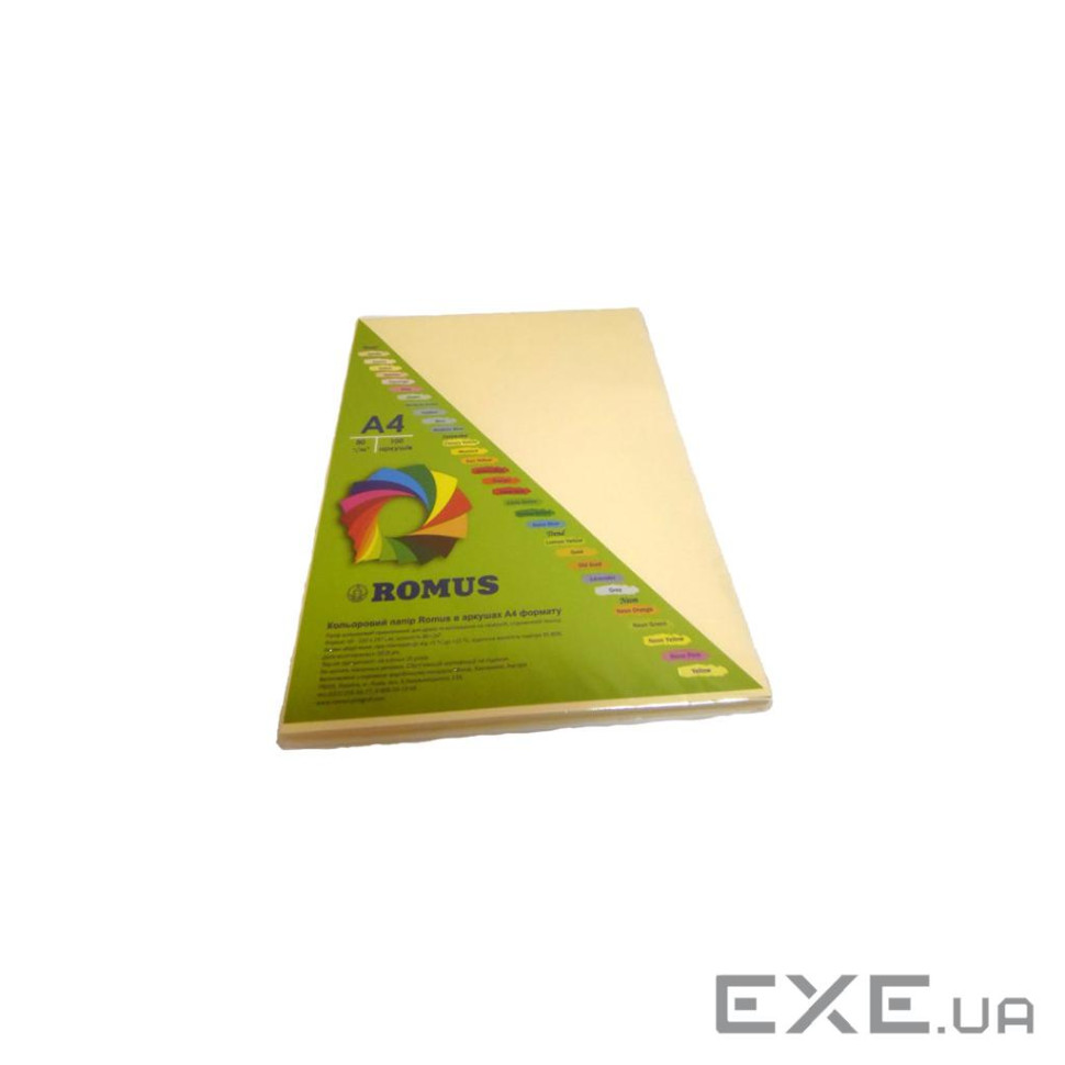 Папір Romus A4 160 г/м2 100sh Creamy (R50546)