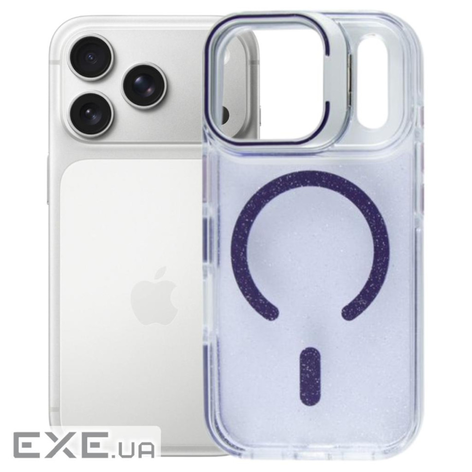 Чохол до мобільного телефона BeCover FIBRA Star Shine MagSafe Apple iPhone 17 Pro Purple (715430)