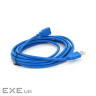 Дата кабель USB 3.0 AM/AF 3.0m blue Voltronic (YT-3.0AM\AF-3.0BL) (YT-3.0AM\AF-3 (YT-3.0AM\AF-3.0BL)