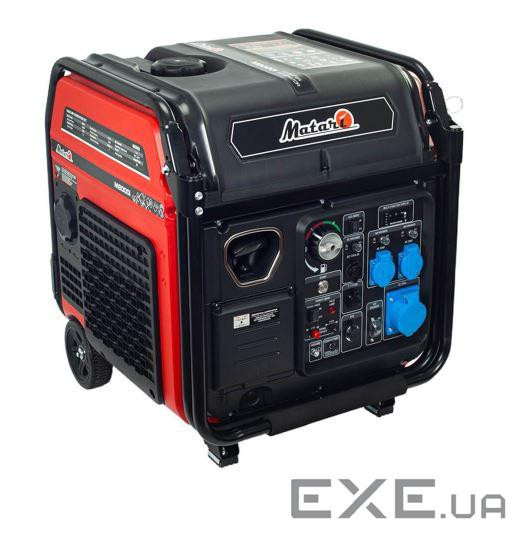 Генератор інверторний БЕНЗИНОВИЙ Matari M8000і (7,2 kW), однофазний, 220V, 50Hz, об&apos,єм бака 23л