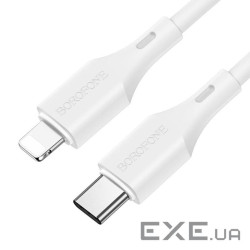 Кабель BOROFONE BX42 Encore Lightning 1m 3A White (BX42LW)