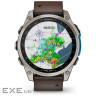 Смарт-годинник Garmin D2 Mach 2, 47mm, Saph, Bare Ti/Blk w/LthrBd, GPS (010-02904-31)