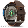Смарт-годинник Garmin D2 Mach 2, 47mm, Saph, Bare Ti/Blk w/LthrBd, GPS (010-02904-31)