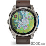 Смарт-годинник Garmin D2 Mach 2, 47mm, Saph, Bare Ti/Blk w/LthrBd, GPS (010-02904-31)