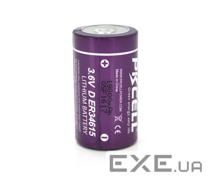 Батарейка літієва PKCELL ER34615, 3.6V 19000mah, OEM