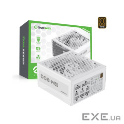 Блок живлення Gamemax 800W (GM-800 Modular white)