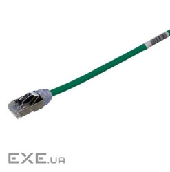Патч-корд FTP 28AWG, кат 6A, 3м, зелений (STP28X3MGR)