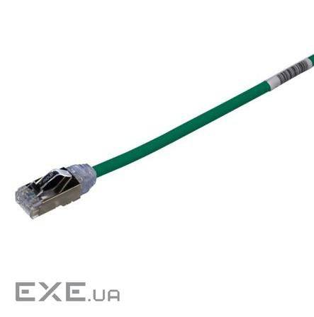 Патч-корд FTP 28AWG, кат 6A, 3м, зелений (STP28X3MGR)