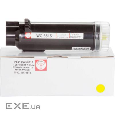 Тонер-картридж BASF Xerox Ph 6510N/WC6515N/6515DN Yellow (KT-106R03695)
