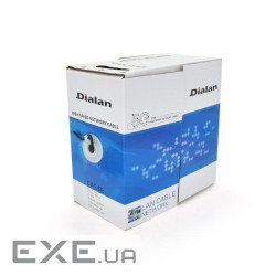 Кабель Merlion КВП UTP (4*2*0.5) 4p 24 AWG, Merlion, (CCA), для внутр. робіт, 305м, (ML425-305ВК )