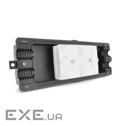 Муфта оптична Merlion ML-OP-F001H-96C, герметична, 4 введення, до 4-х касет, до 96 зварок, матеріал