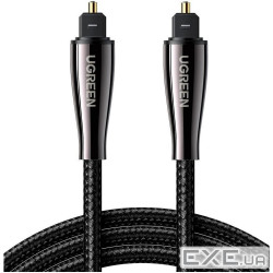Кабель мультимедійний Optical Toslink 3.0m AV108 black Ugreen (10541)