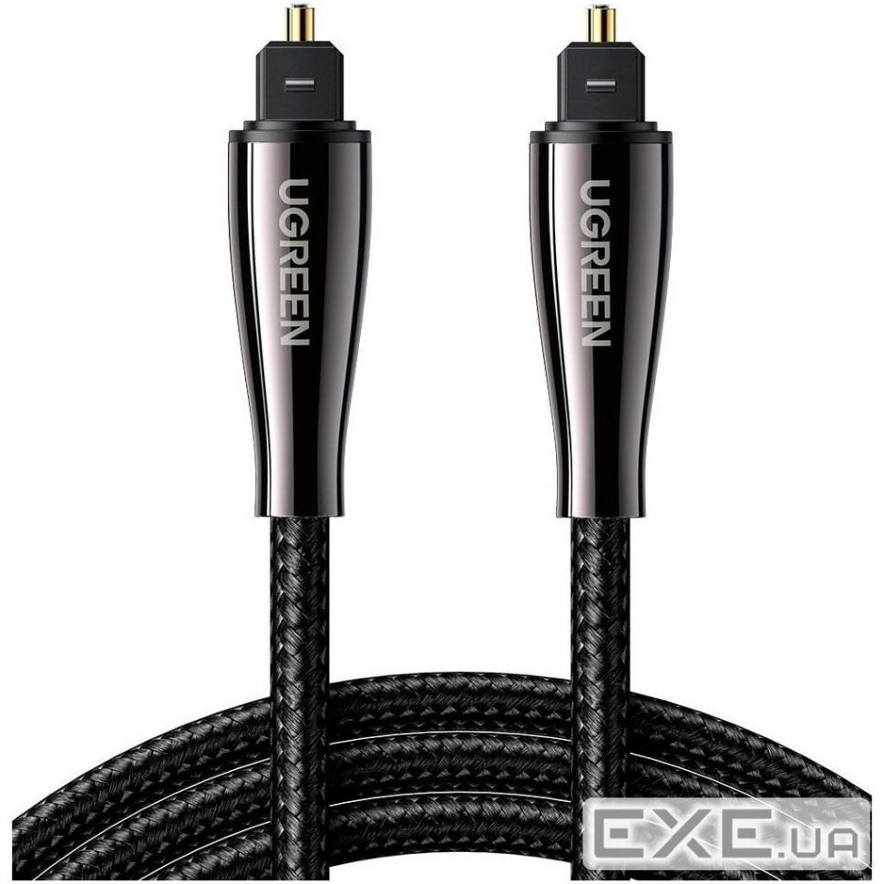 Кабель мультимедійний Optical Toslink 3.0m AV108 black Ugreen (10541)