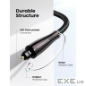 Кабель мультимедійний Optical Toslink 3.0m AV108 black Ugreen (10541)
