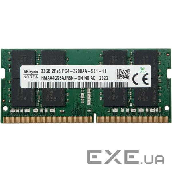 Модуль пам'яті HYNIX SO-DIMM DDR4 3200MHz 32GB (HMAA4GS6AJR8N-XN)