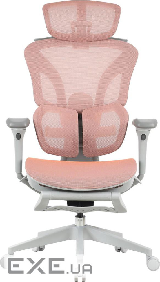 Крісло офісне OfficePro Elite OC950GLP Gray/Light Pink