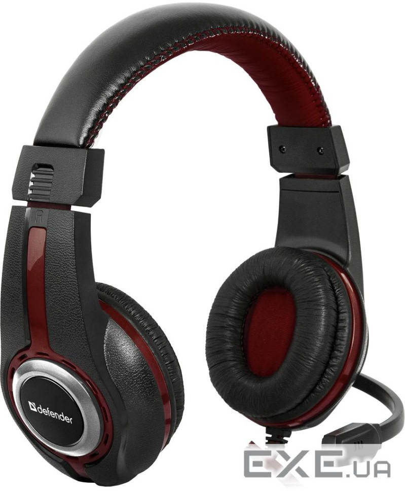 Навушники Defender Warhead G-185 Black-Red (64106)