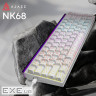 Клавіатура Ajazz NK68 Red Switch (NK68-R-S-W) White