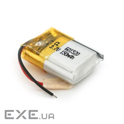 Літій-полімерний акумулятор 6*15*20mm (Li-ion 3.7В 150мА&middot,год) (601520) ) (601520)