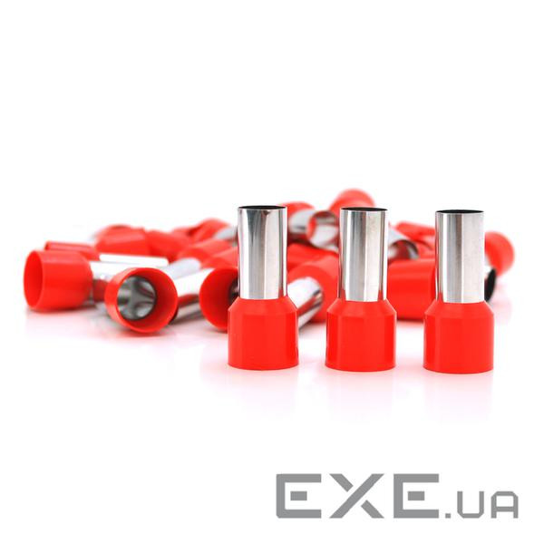 Кабельний наконечник VE16-18, 16,0мм перетин затискається кабелю, довжина мідної трубки 18мм, ізоляц