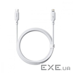 Кабель Baseus Silky Series Fast Charging Type-C to Lightning 20W (1m) white (P10377700213-00)