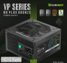 Блок живлення 600W, 80+ Bronze, fan 120mm PCIe 5. 1 & ATX3.1, Native 12V-2x6 OPP/OVP/UV (VP 600S BK)