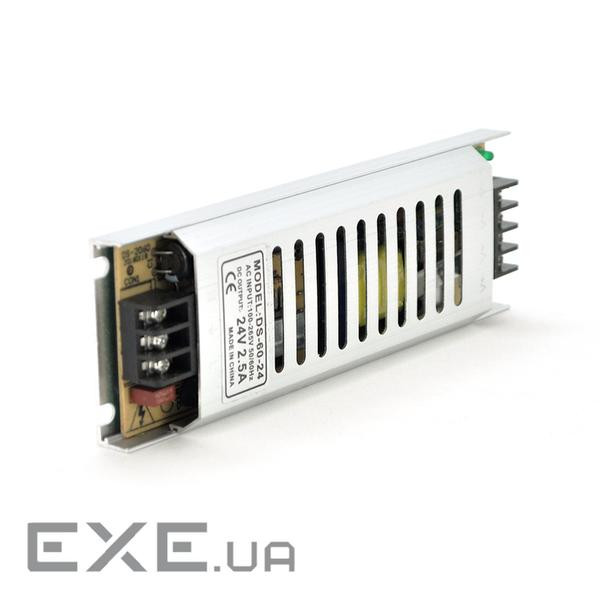 Імпульсний блок живлення 24В 2.5А (60Вт) перфорований SLIM (NRU-24-60) SLIM (NRU-24-60)