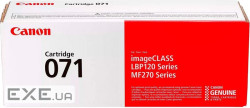 Картридж чорний LBP122, MF27x CANON Cartridge 071 Black(1.2K) (5645C002AA)