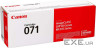 Картридж чорний LBP122, MF27x CANON Cartridge 071 Black(1.2K) (5645C002AA)