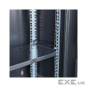 Шафа настінна GEAR 15U 19" 600x600x750 мм, + полка 19", black (GWMSN-15U-600-600)